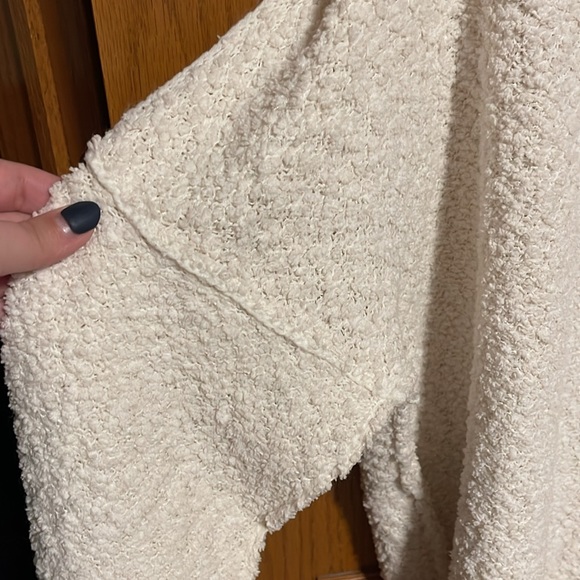 Women’s White Fluffy Sweater - Picture 2 of 7